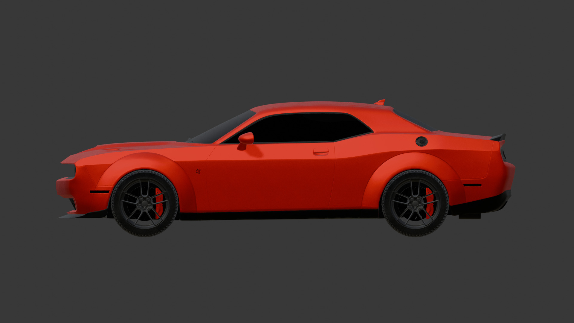 Dodge Challenger SRT Hellcat 2018 3D model_1