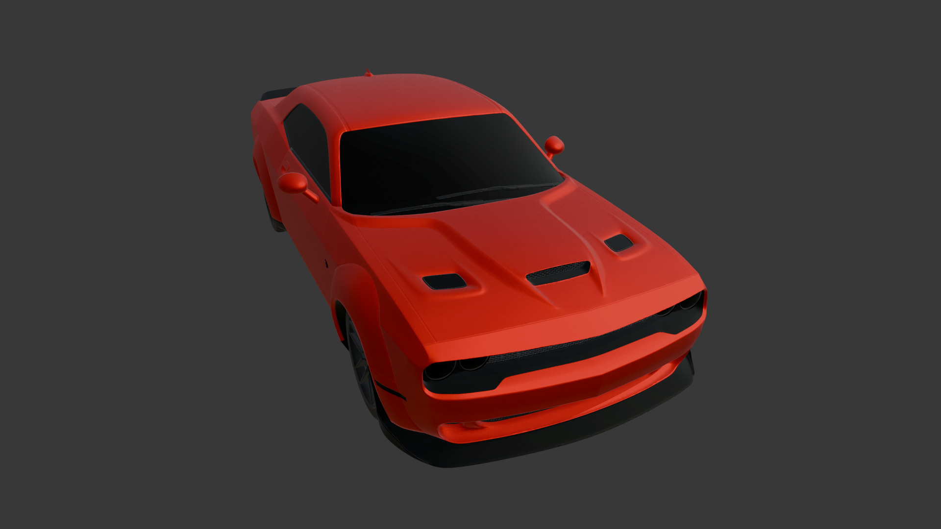 Dodge Challenger SRT Hellcat 2018 3D model_7