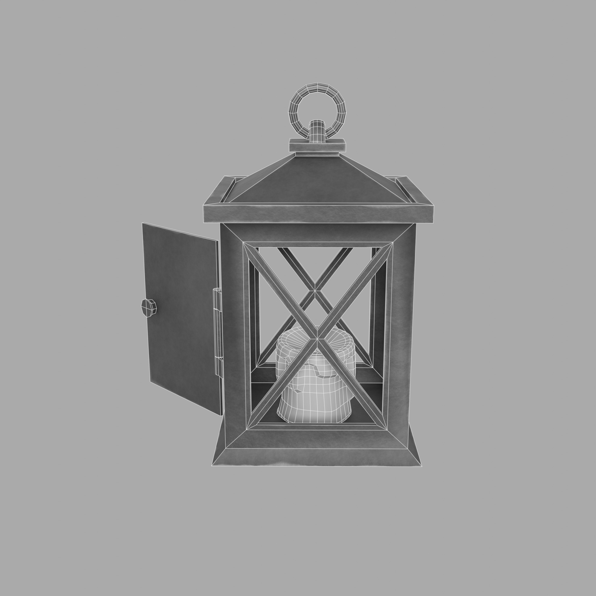 Medieval Alchemist Set Free low-poly 3D model_31