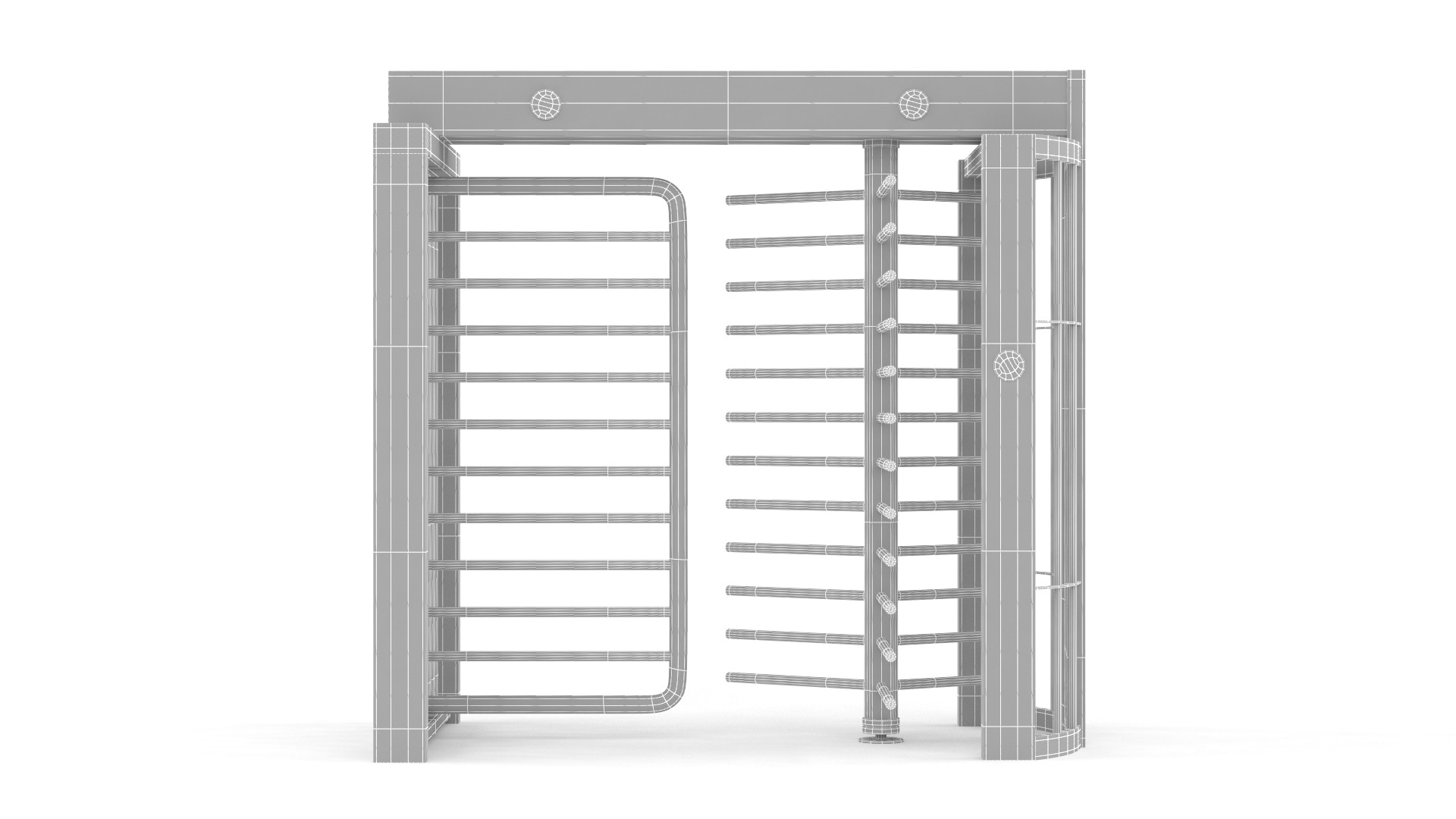 Turnstile Gate 3D model_7