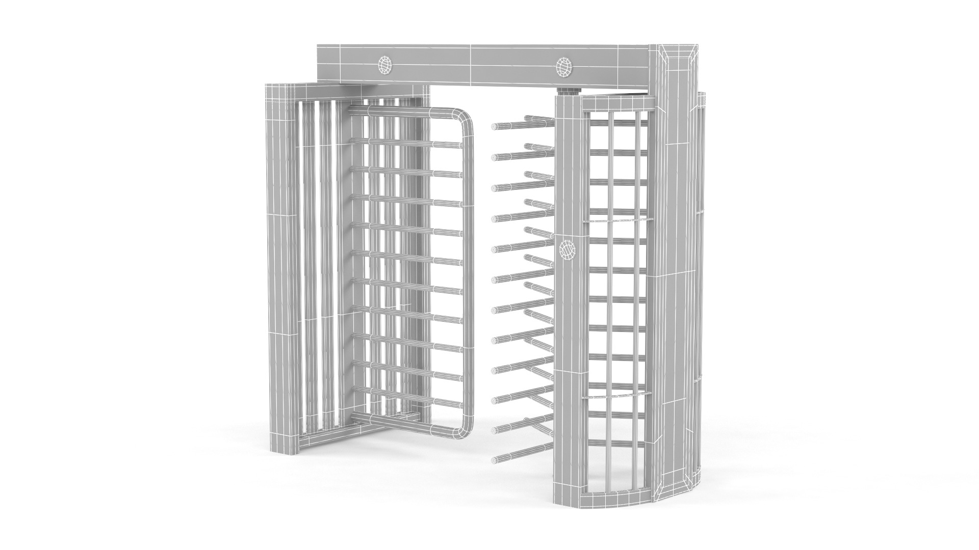 Turnstile Gate 3D model_8