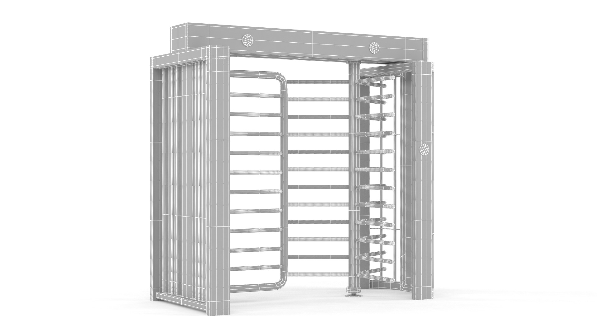 Turnstile Gate 3D model_6