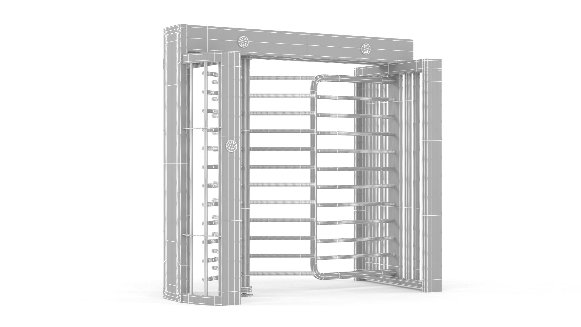 Turnstile Gate 3D model_10