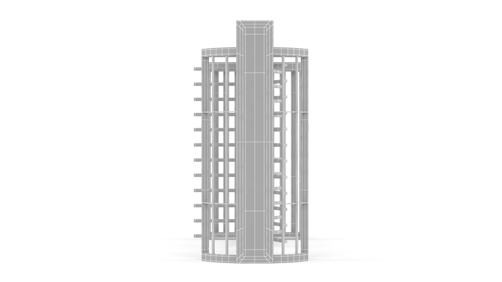 Turnstile Gate 3D model_9