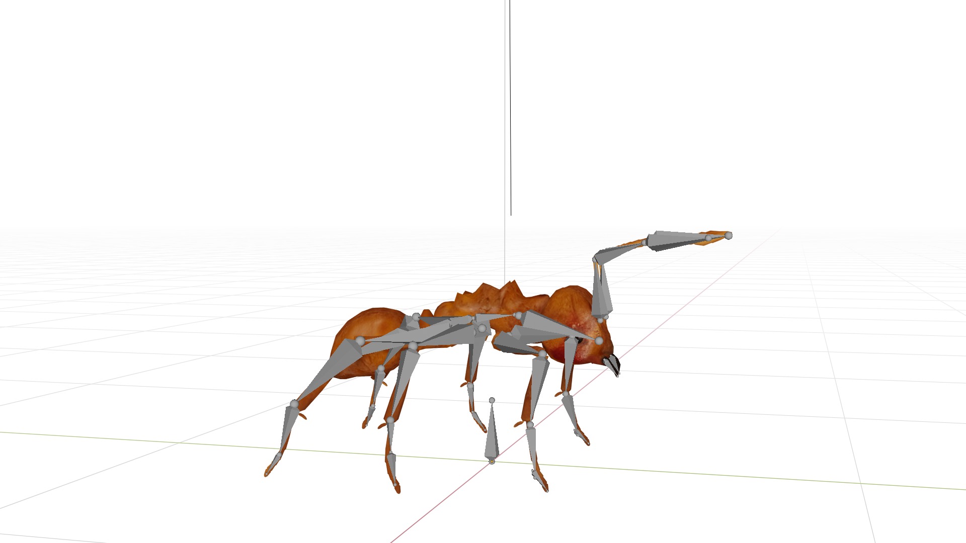 Leafcutter Ant Insect Low-poly 3D model_6