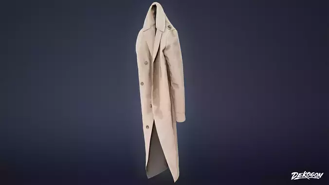 ANEMOIA MANOR - Coat 01 - LOW POLY