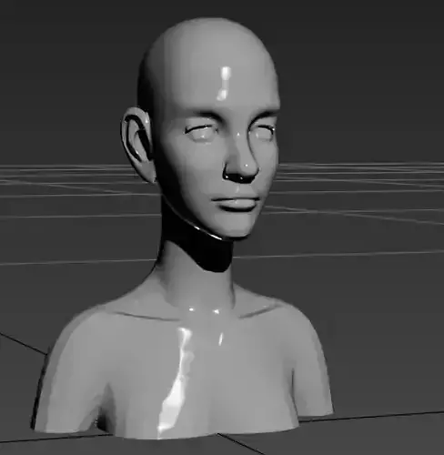 High Quality Female Base Mesh for  Projects Game Ready