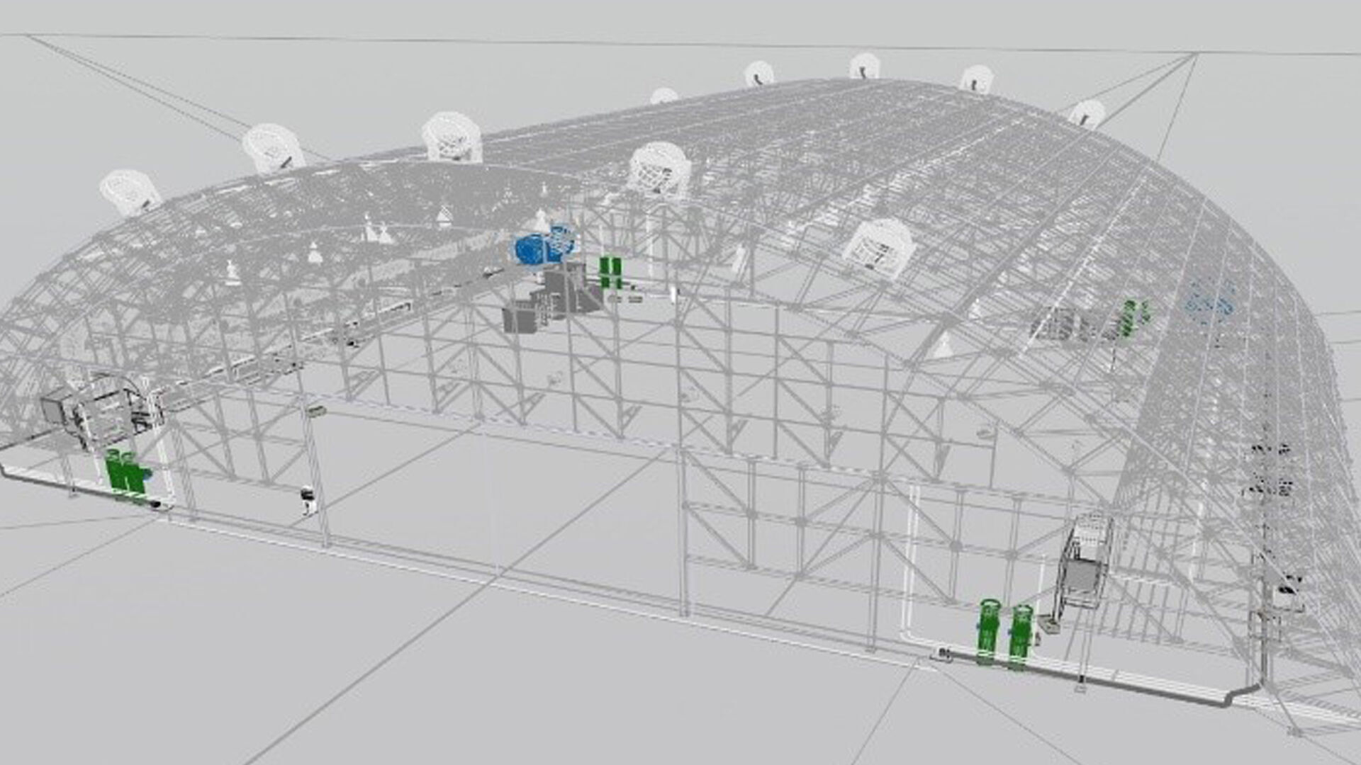 Aircraft Hangar Model - Ultra-Realistic and Detailed Asset 3D model_3