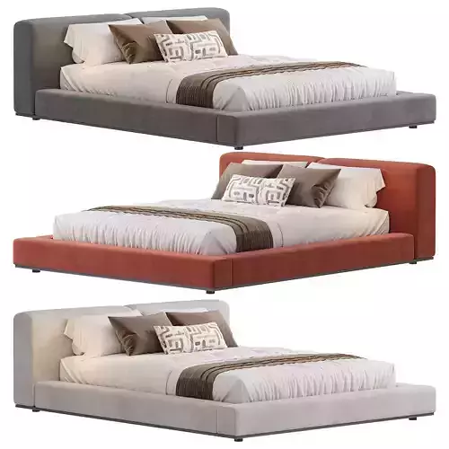 Bed Domino 3D model