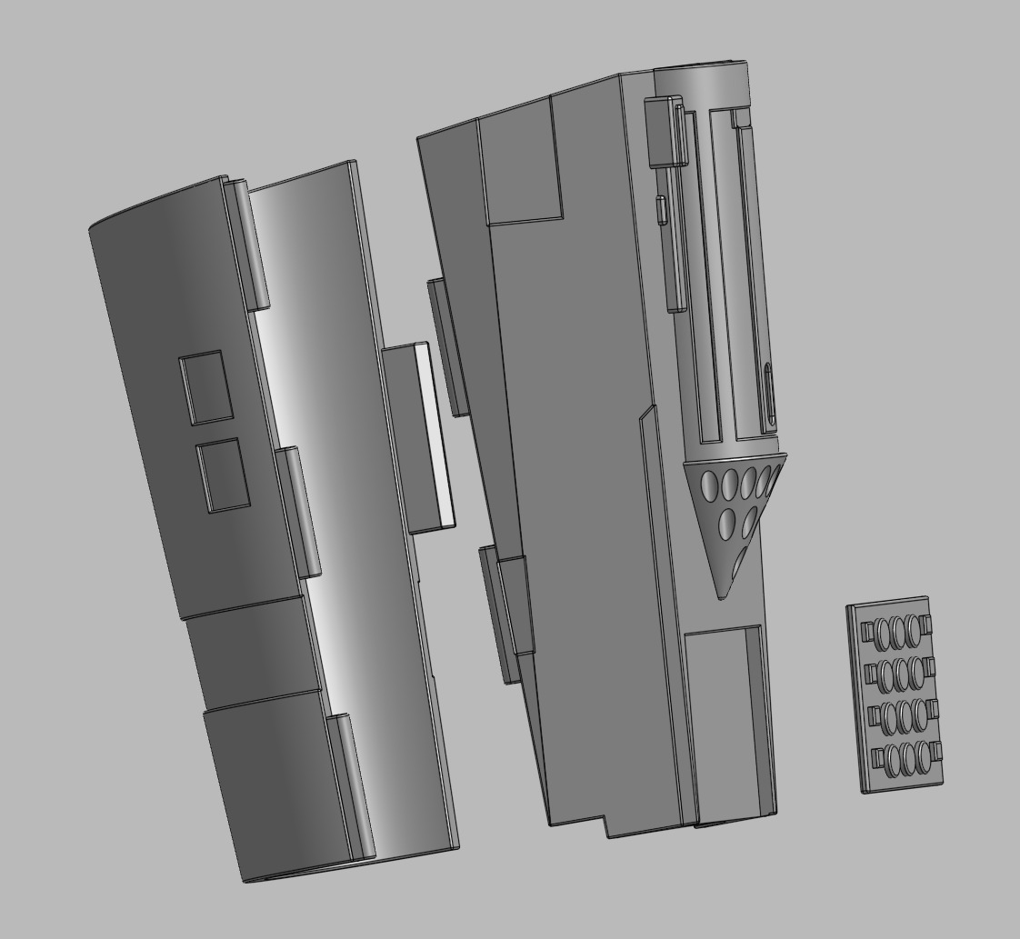 Mandalorian Left Gauntlet 3D print model_5