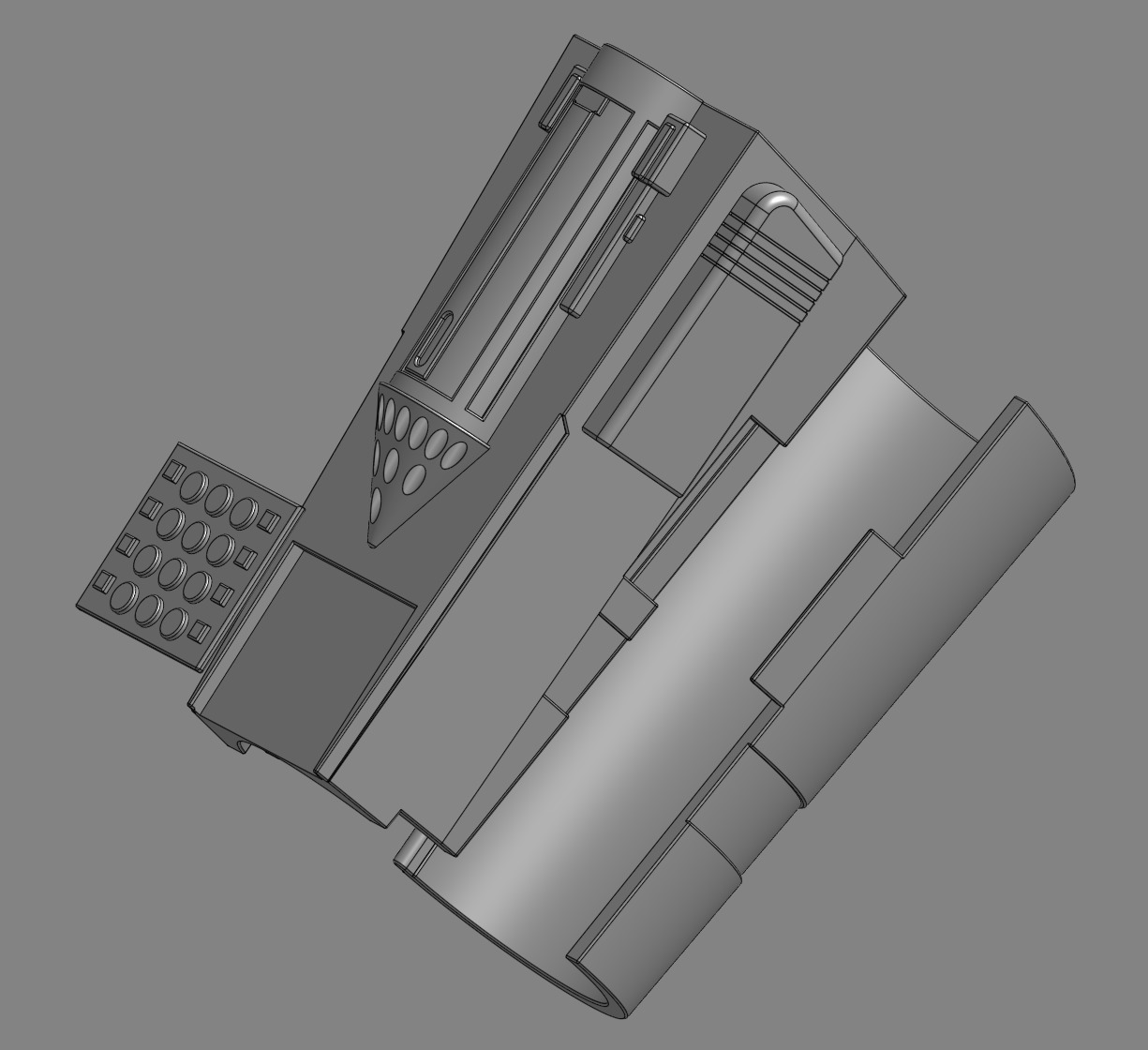 Mandalorian Left Gauntlet 3D print model_4