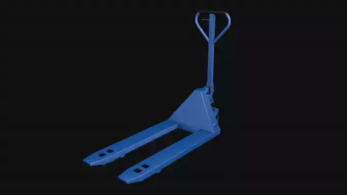 Hydraulic lifting trolley warehouse cart