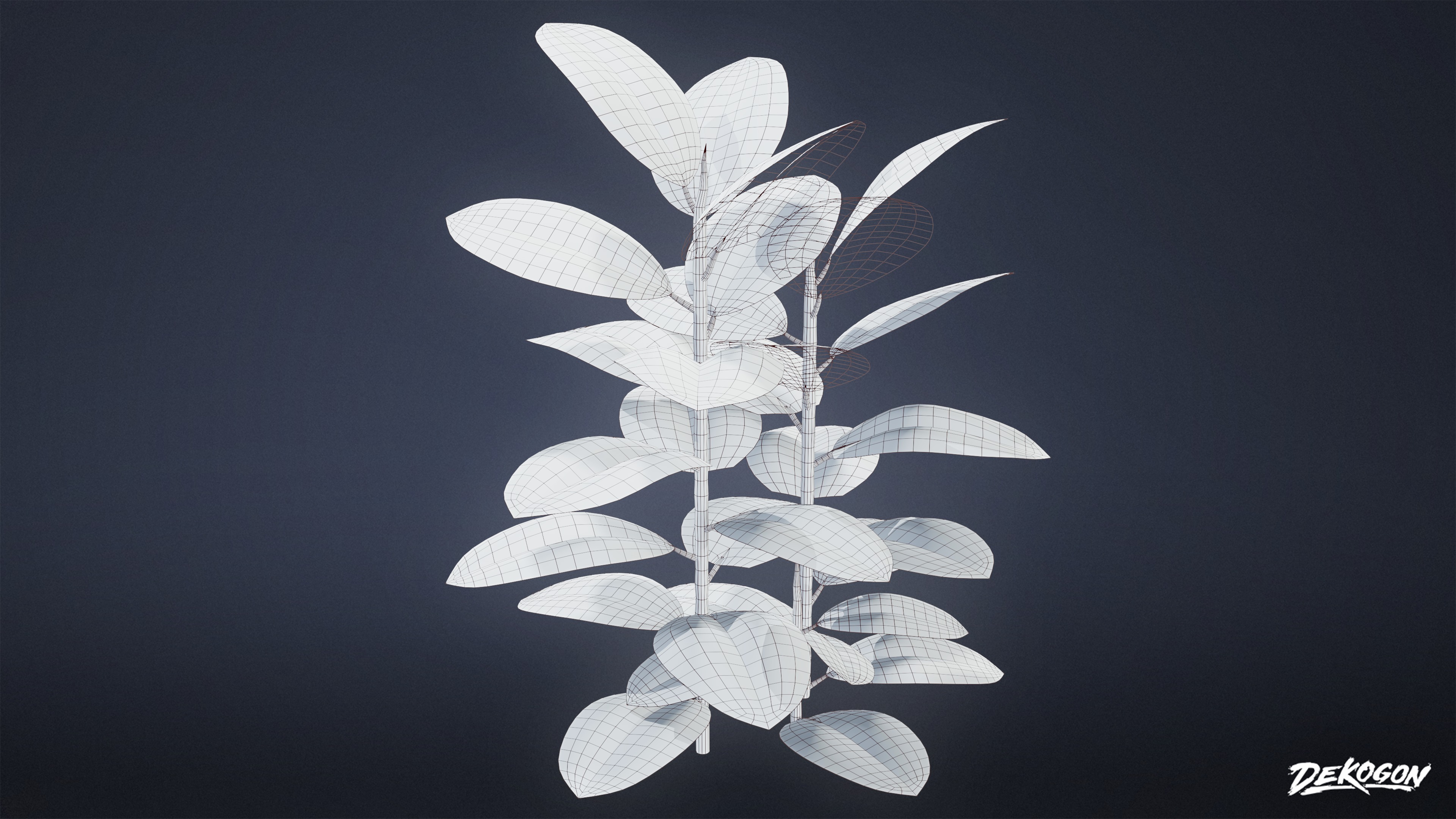 ANEMOIA MANOR - Foliage 01 - LOW POLY Low-poly 3D model_8