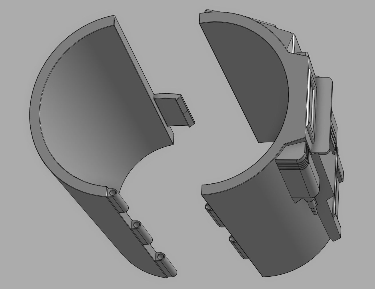 Mandalorian Right Gauntlet 3D print model_6