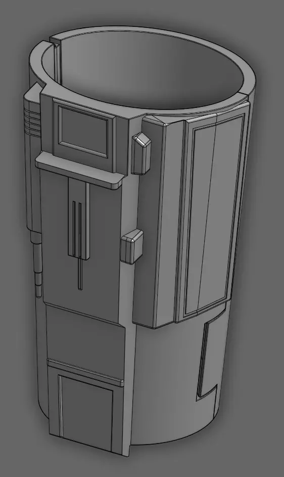 Mandalorian Right Gauntlet 3D print model_0