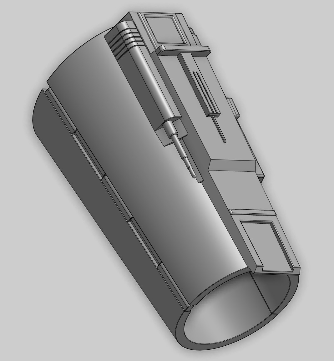 Mandalorian Right Gauntlet 3D print model_3