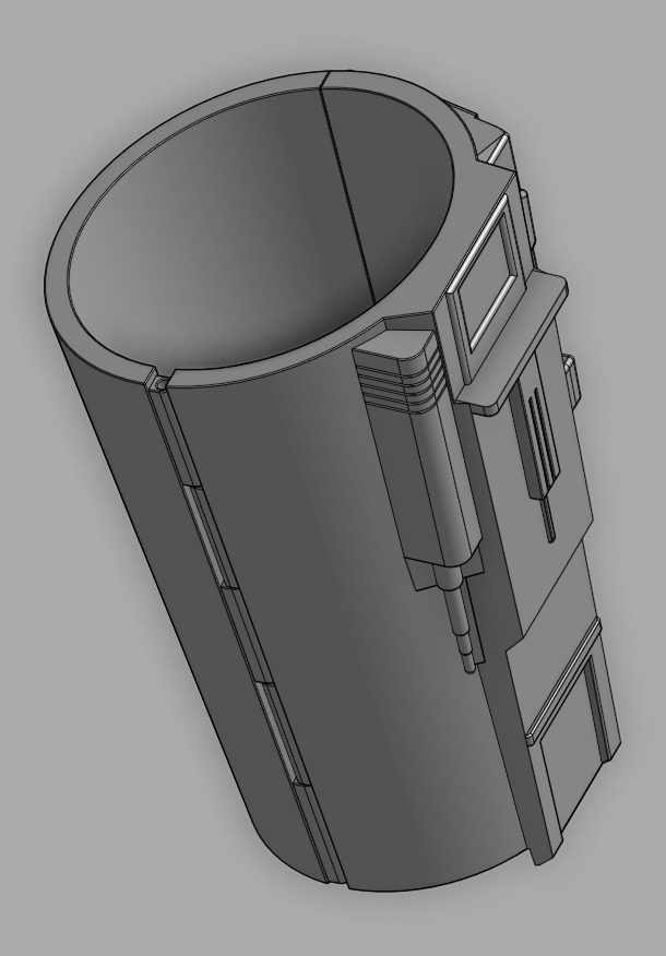 Mandalorian Right Gauntlet 3D print model_2