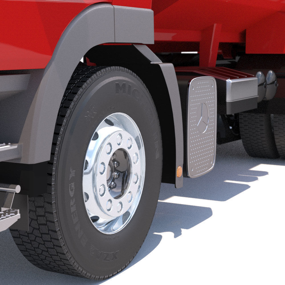 Mercedes Actros Dumper 3D model_6