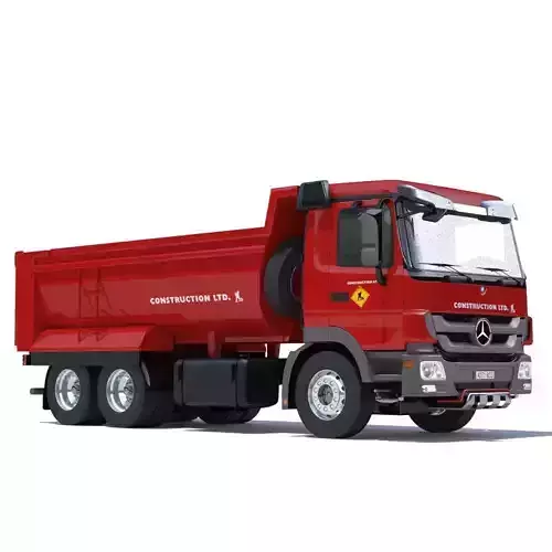 Mercedes Actros Dumper 3D model