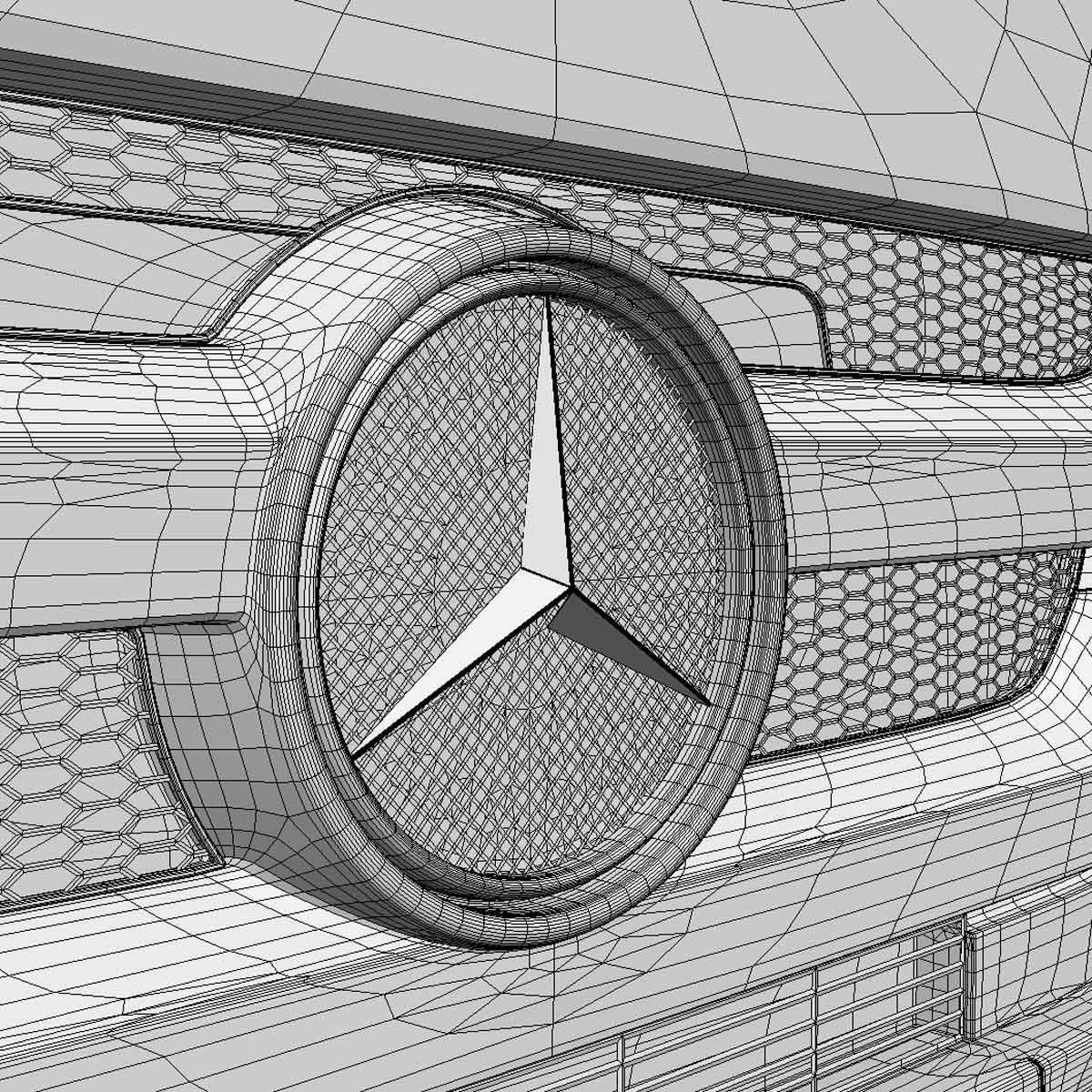 Mercedes Actros Dumper 3D model_12