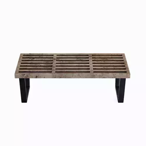 Outdoor Parkbench 04