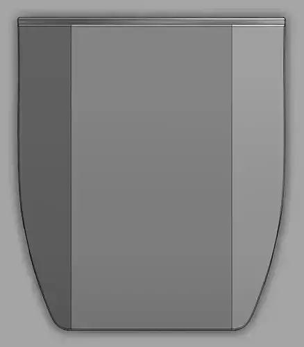 Mandalorian Hip Plate 3D print model