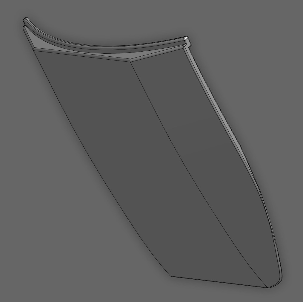 Mandalorian Hip Plate 3D print model_2