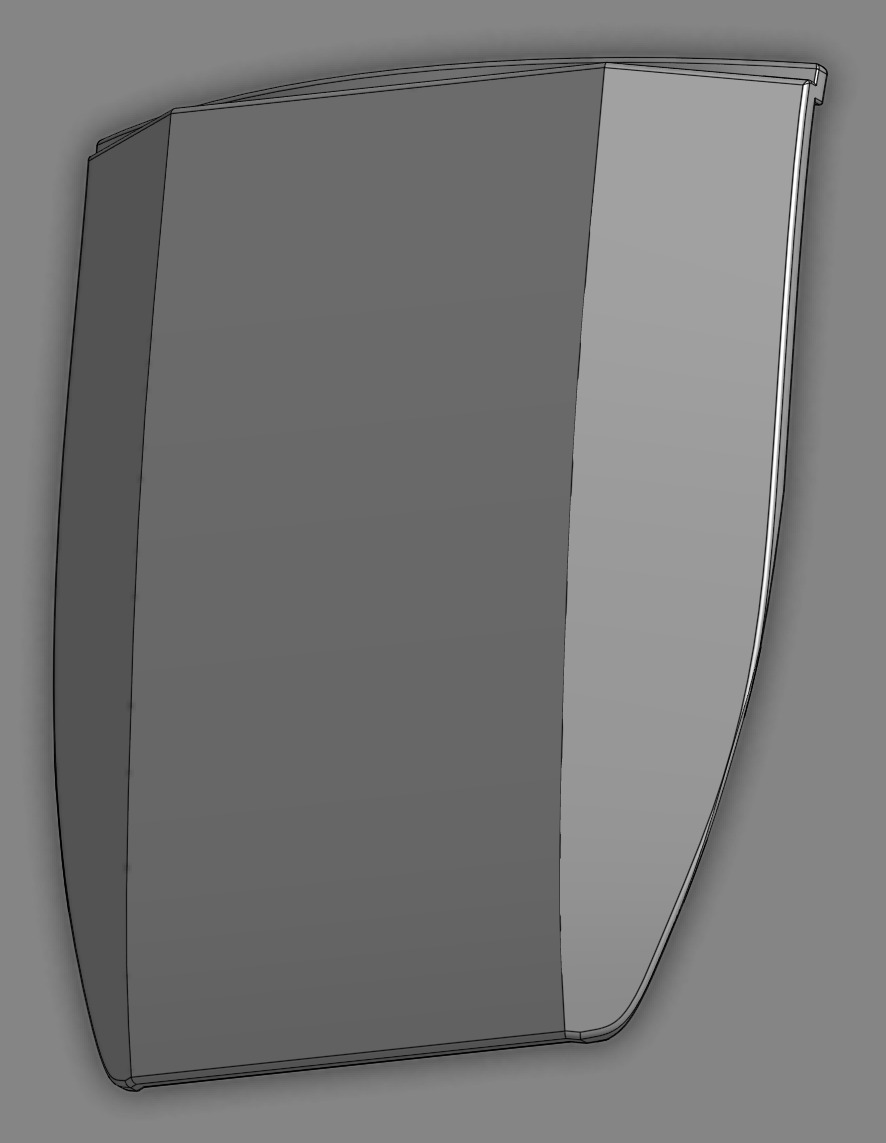 Mandalorian Hip Plate 3D print model_1