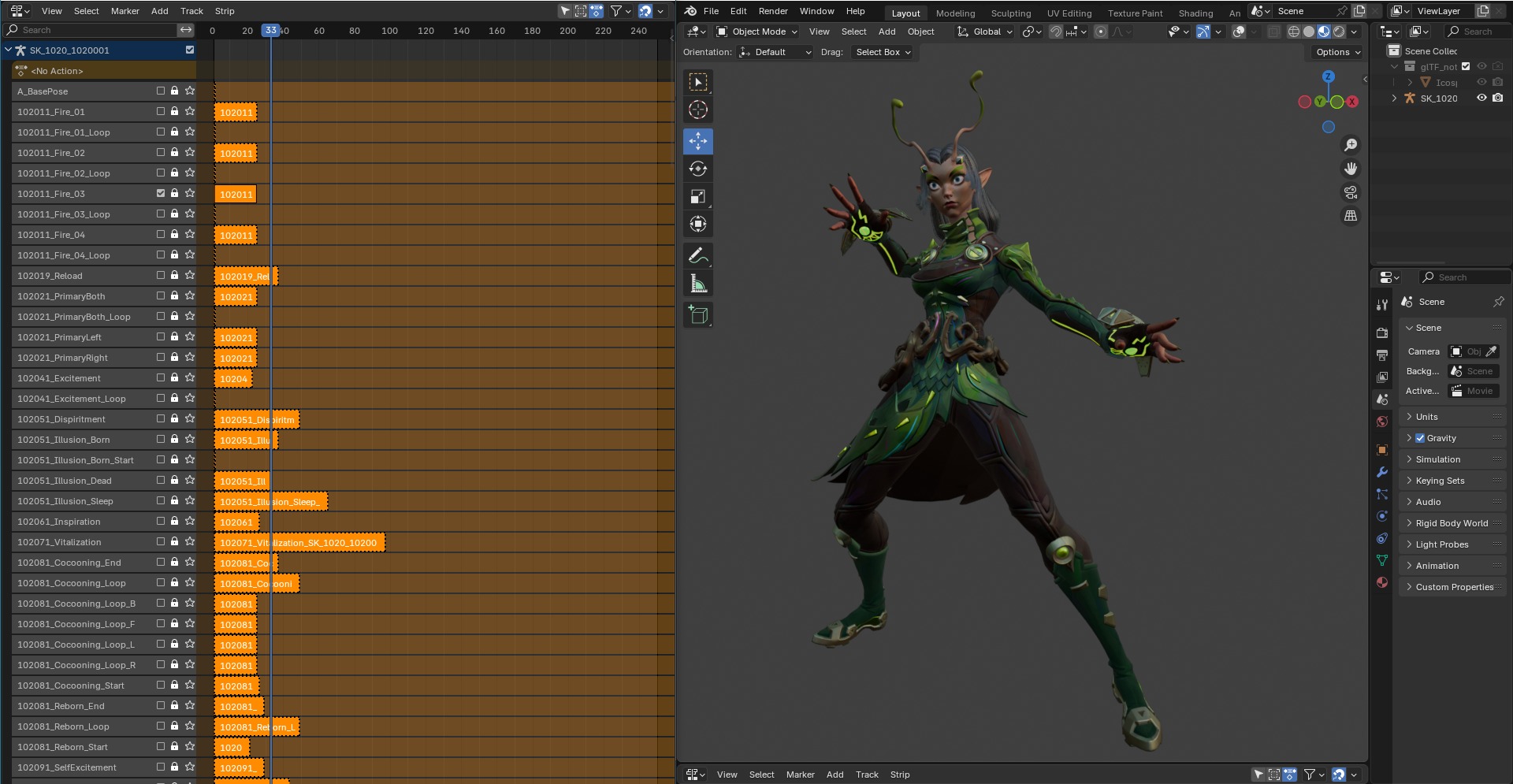 Mantis - Blender Only Low-poly 3D model_4