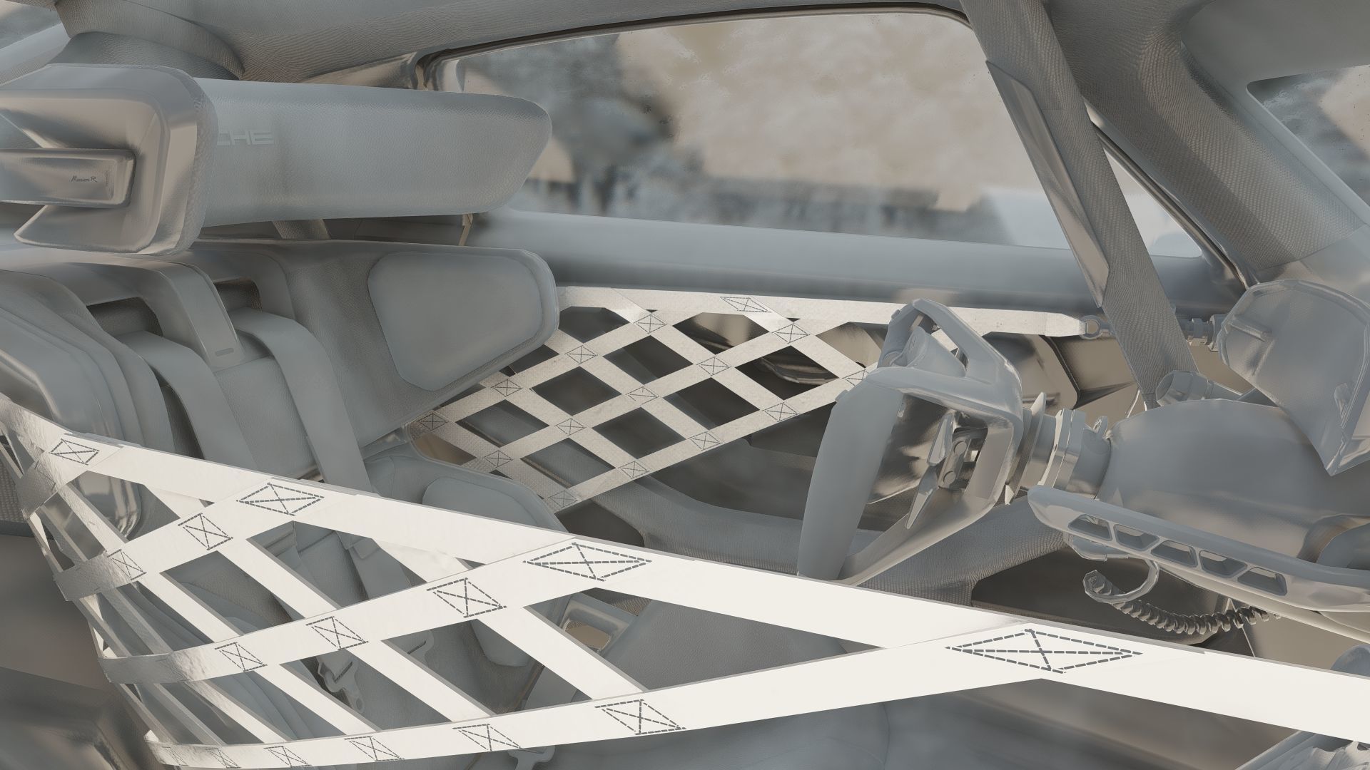 Electric concept Car 3D model_39