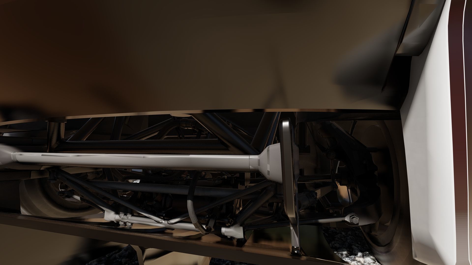 Electric concept Car 3D model_9