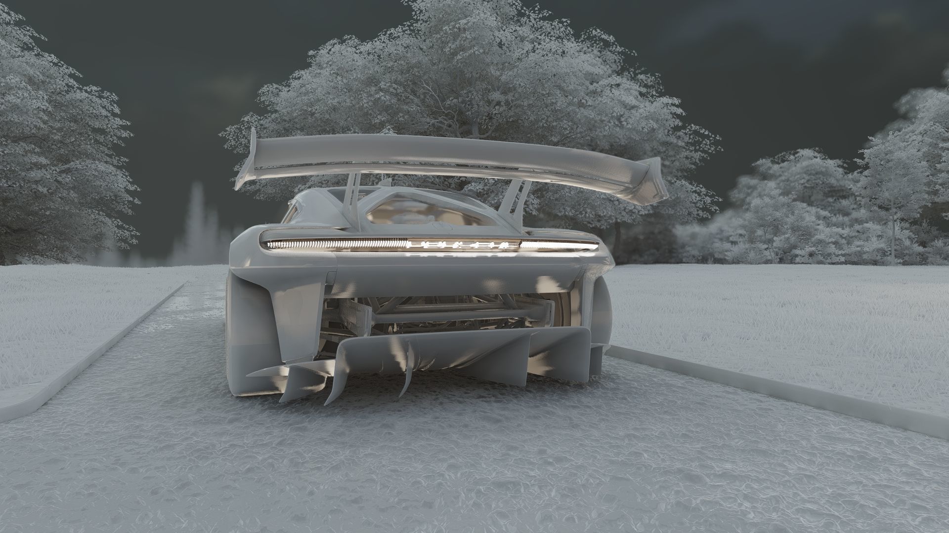 Electric concept Car 3D model_31