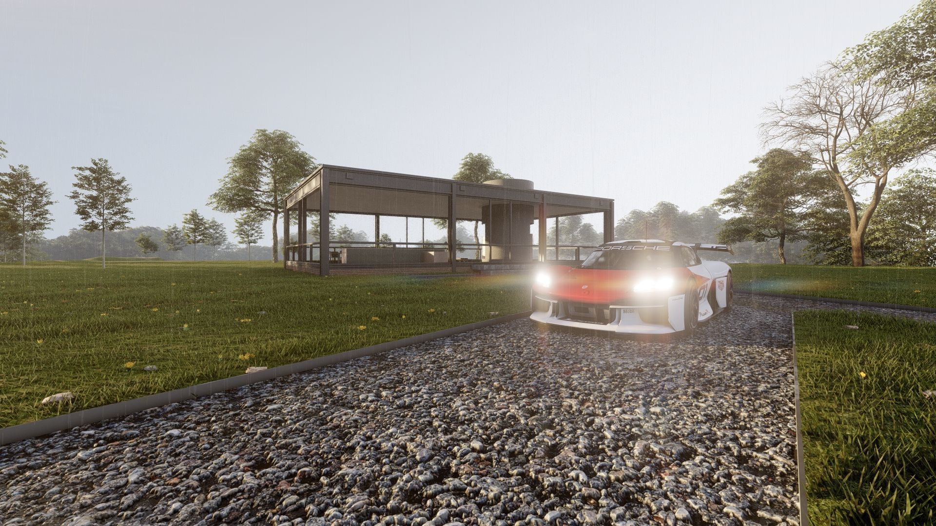 Electric concept Car 3D model_25