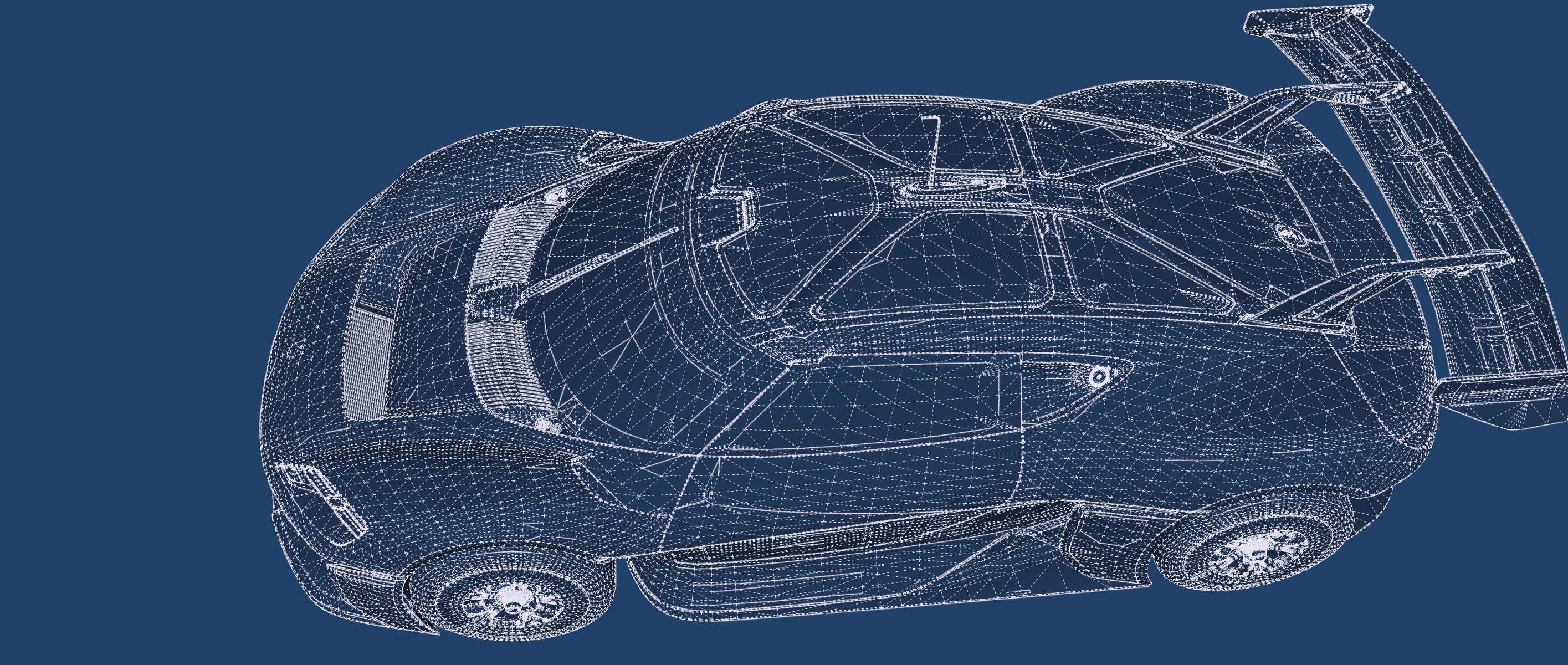 Electric concept Car 3D model_42