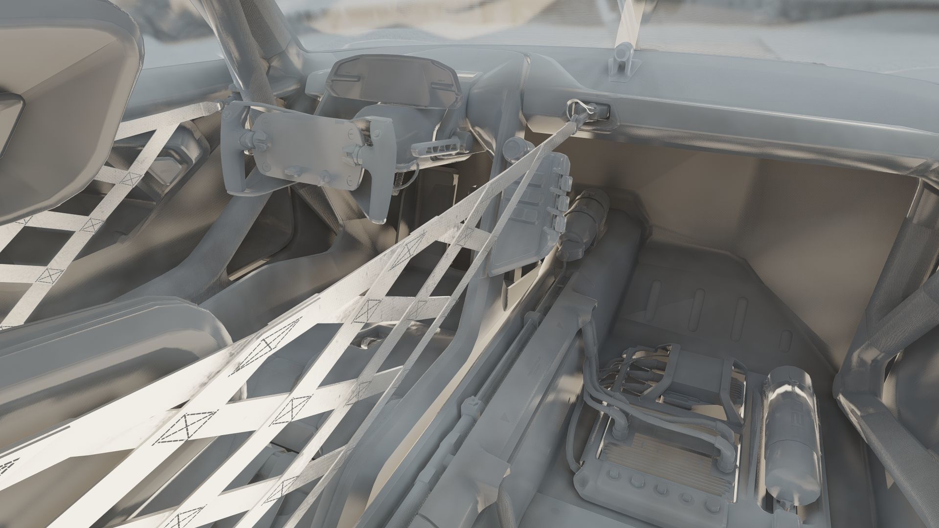 Electric concept Car 3D model_38