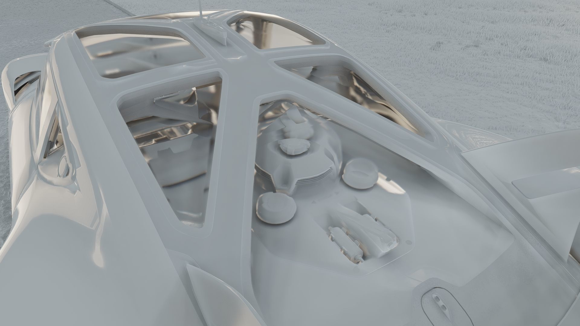 Electric concept Car 3D model_37