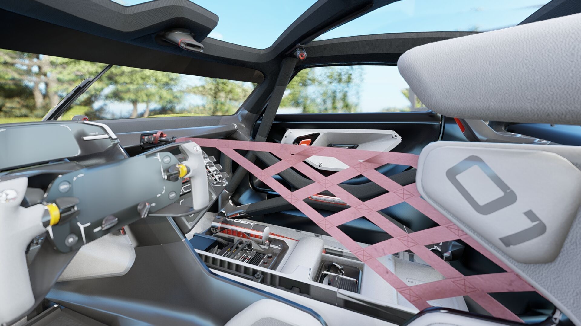 Electric concept Car 3D model_19