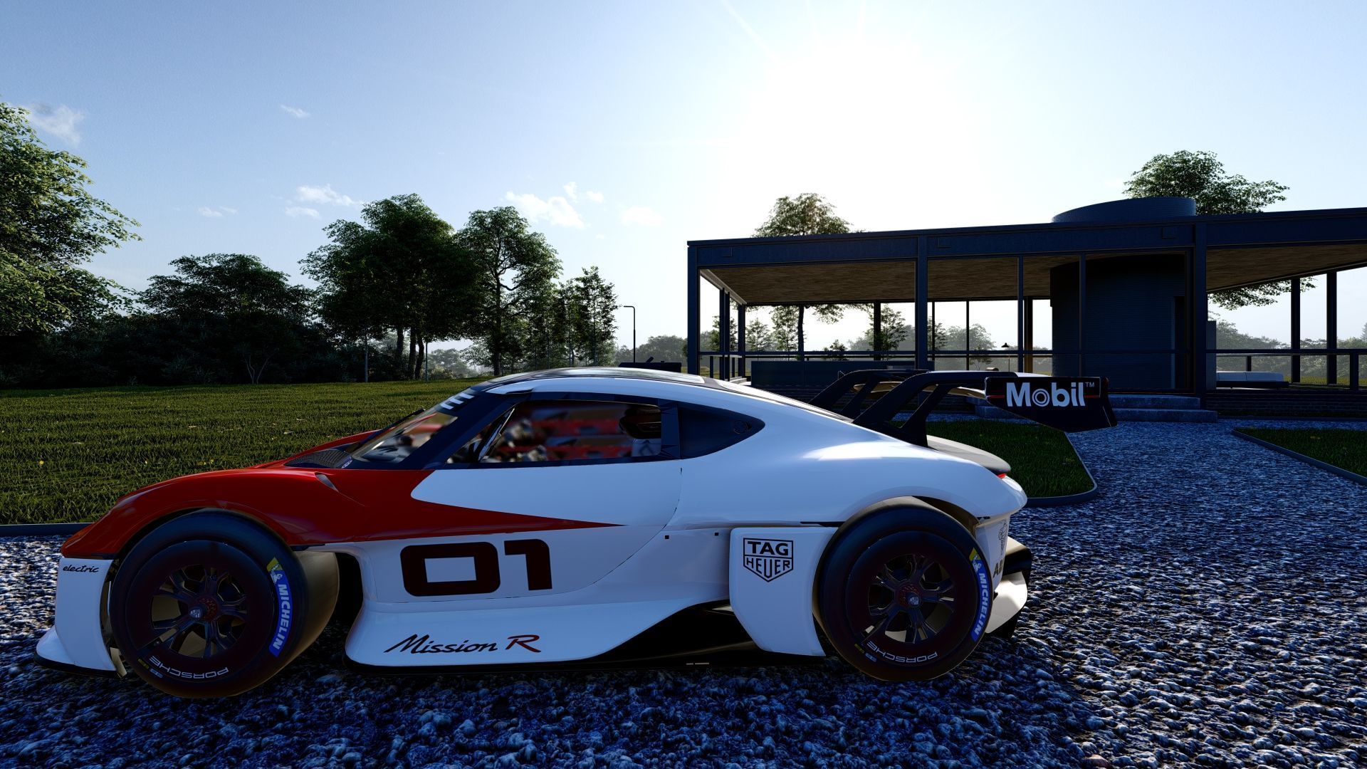 Electric concept Car 3D model_26