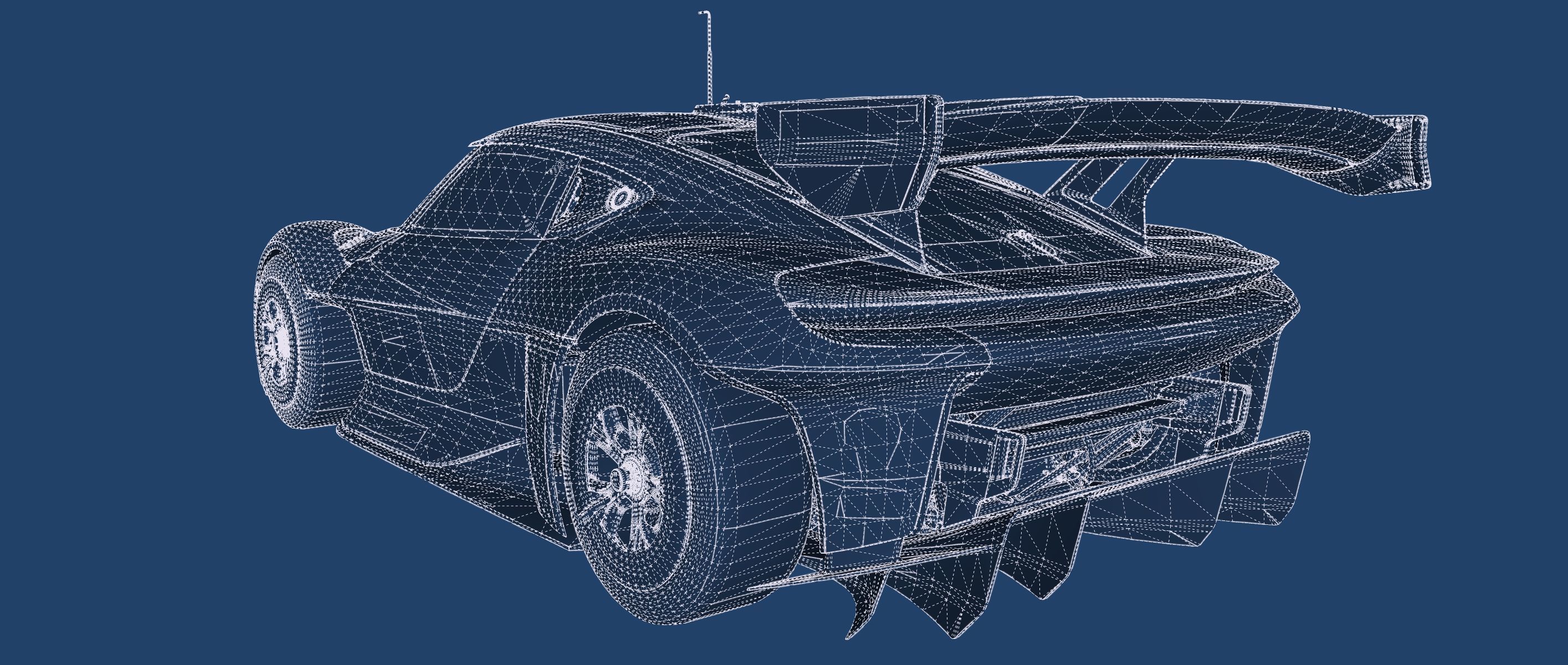 Electric concept Car 3D model_43