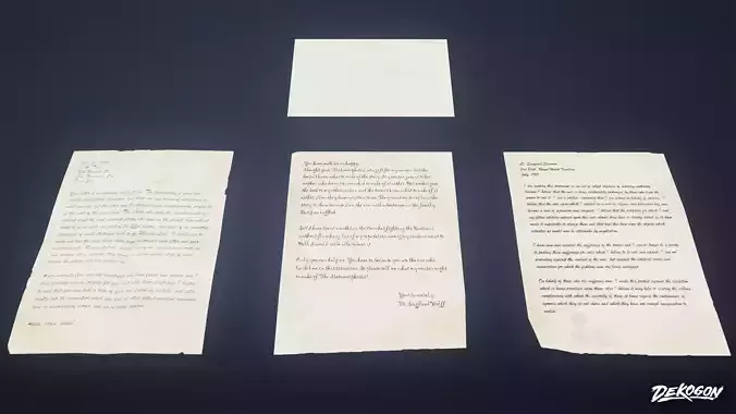 ANEMOIA MANOR - Letters Towel 01 - LOW POLY