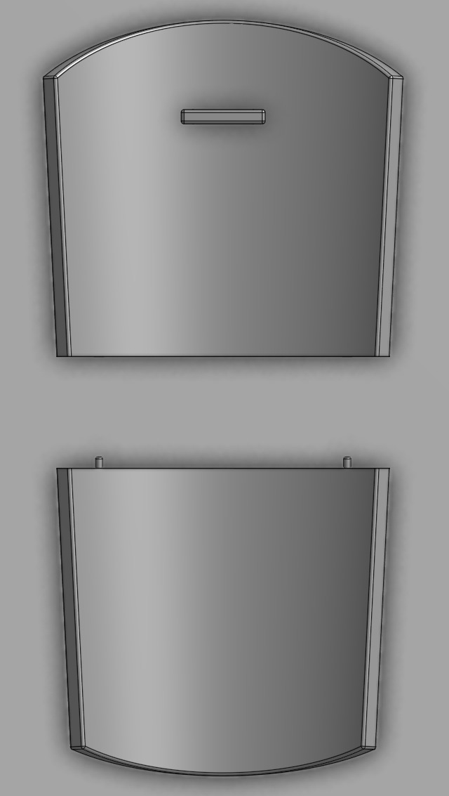 Mandalorian Armor Leg Plates 3D print model_8