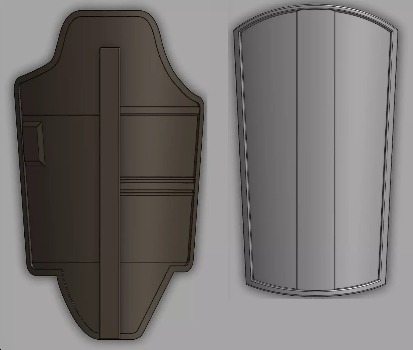 Mandalorian Armor Leg Plates 3D print model_0