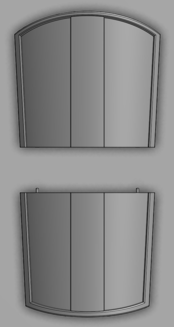 Mandalorian Armor Leg Plates 3D print model_6