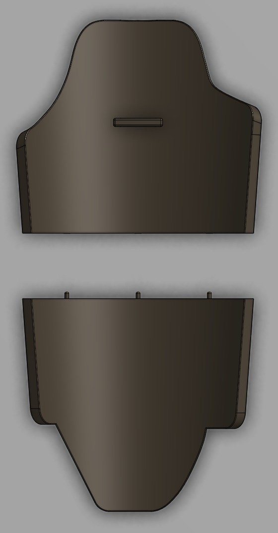 Mandalorian Armor Leg Plates 3D print model_17