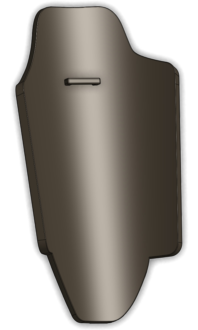 Mandalorian Armor Leg Plates 3D print model_14