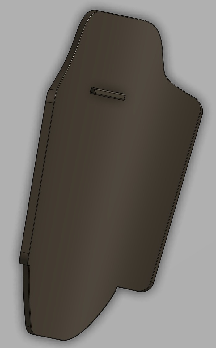 Mandalorian Armor Leg Plates 3D print model_12