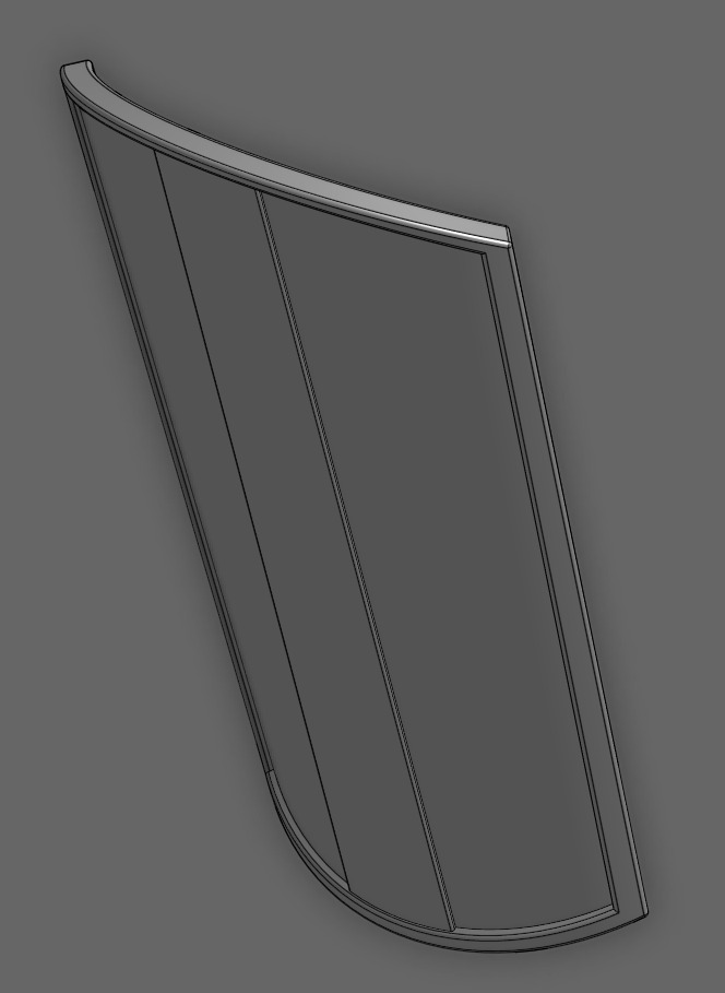 Mandalorian Armor Leg Plates 3D print model_2