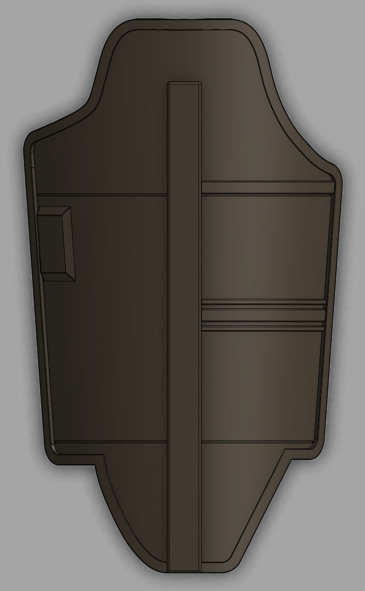 Mandalorian Armor Leg Plates 3D print model_10