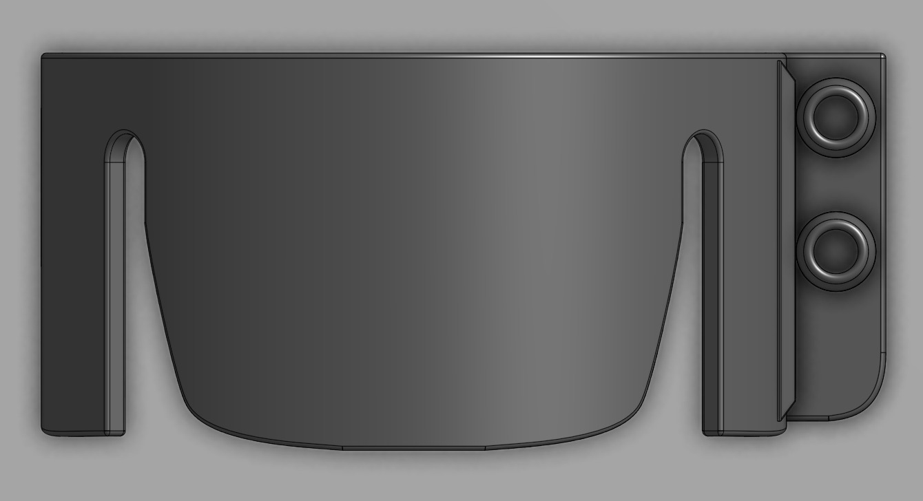 Mandalorian Left Knee Guard 3D print model_2