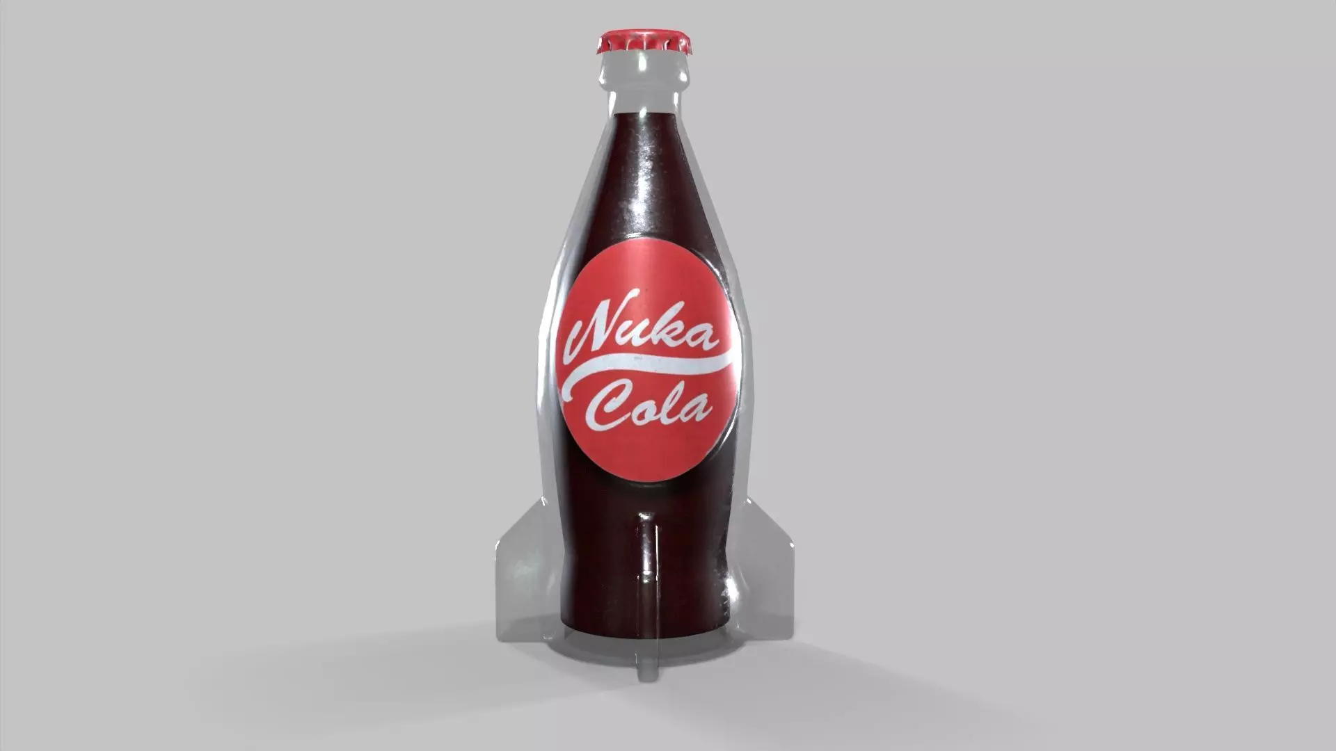 Nuka-Cola Free low-poly 3D model